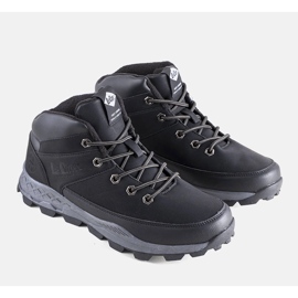 Lee Cooper Czarne ocieplane trapery LCJ-22-01-1391 1