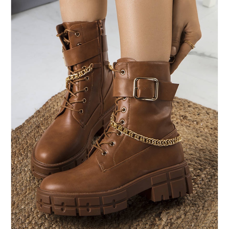 BM Brązowe botki ocieplane Cerrelli 1