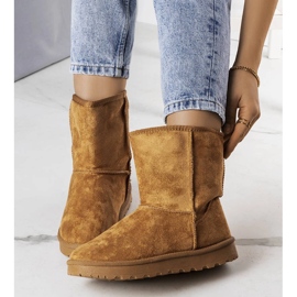 Brązowe śniegowce ocieplane Hank 1