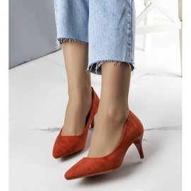 BM Brązowe czółenka na szpilce Coursi 1