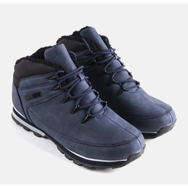 Granatowe ocieplane trapery Jemma niebieskie 1