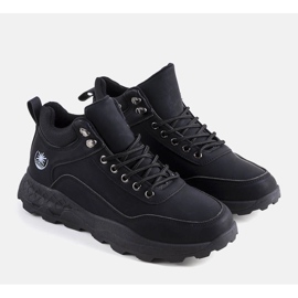 Czarne ocieplane trapery Aidan 1