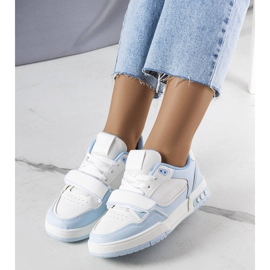 Niebieskie sneakersy damskie Kadie białe 1