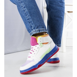 Kolorowe sneakersy za kostkę Elizabeth wielokolorowe 2