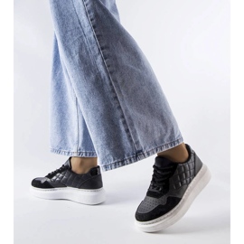 Czarne sneakersy damskie Latoya 1