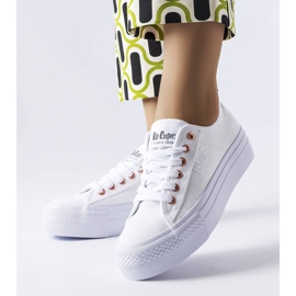 Białe trampki Lee Cooper LCW-22-31-0890L 1