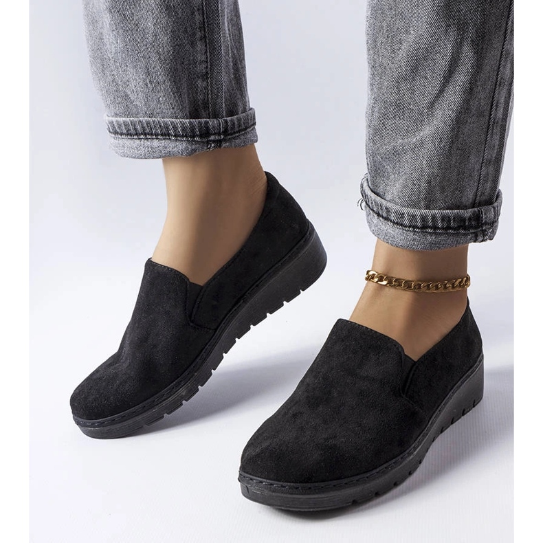 Czarne półbuty Pirn 1