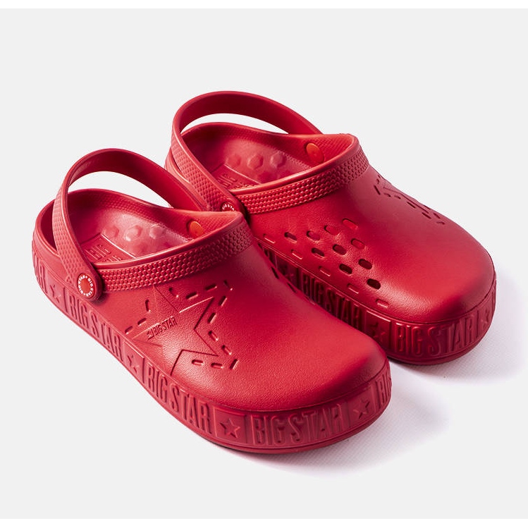 Czerwone klapki Big Star II175004 1