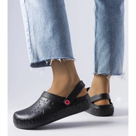 Czarne klapki Big Star II275001 1