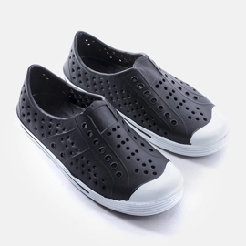 Czarne dzięciece klapki basenowe Peppin 1