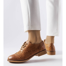 Brązowe półbuty LS5379 Taupe 1