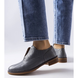 Szare półbuty LS5379 Taupe 1