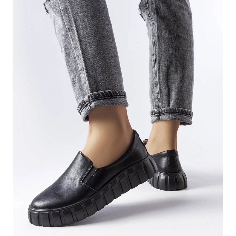 Czarne półbuty LS5379 Taupe 1