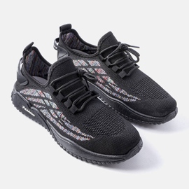 Czarne męskie snerakersy James 1