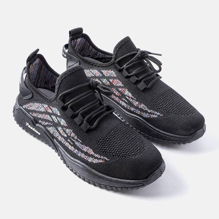 Czarne męskie snerakersy James 1