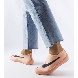 Różowe elastyczne trampki Stover 1