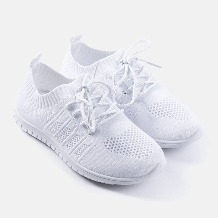 Białe dziecięce sneakersy Waycross 1