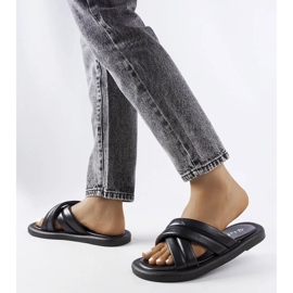 Czarne klapki Lubbock 2