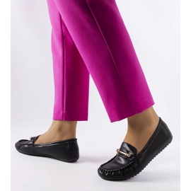 Czarne mokasyny o matowym wykończeniu Sorel 1