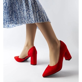 Czerwone czółenka na słupku Sargent 1