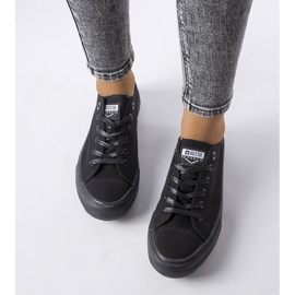 Czarne trampki Big Star FF274248 1