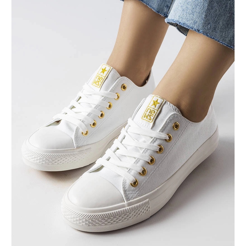 Evento Czarne materiałowe trampki Beaupré 1