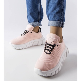 Różowe sneakersy Aisys 1