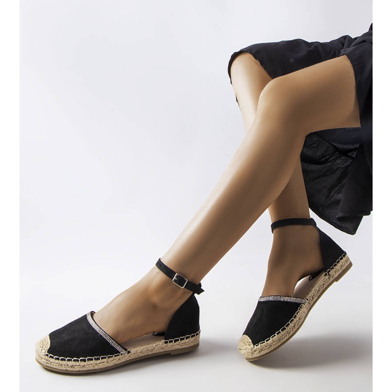 Czarne espadryle Licia 1
