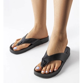 Inna Czarne japonki na platformie Elide 1