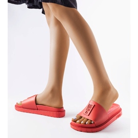 Czerwone klapki Big Star LL274430 2