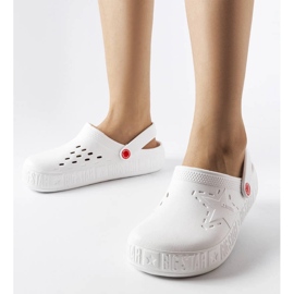 Białe klapki Big Star II275003 1