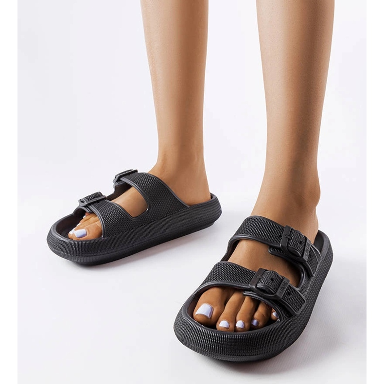 Czarne klapki Big Star LL274615 1