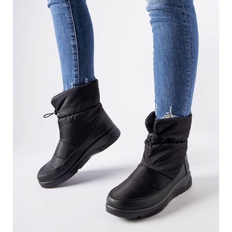 Czarne śniegowce tx5002 Black 1