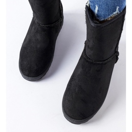 Czarne ocieplane śniegowce Egede 1