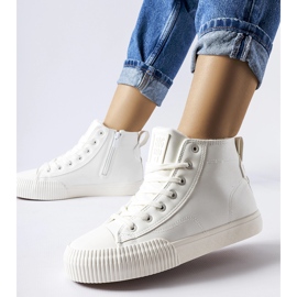 Białe trampki ocieplane Big Star MM274017 1