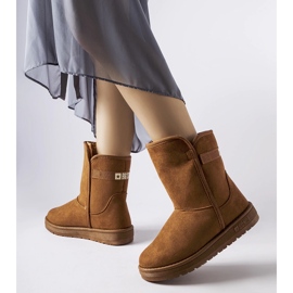 Brązowe śniegowce Big Star KK274616 1