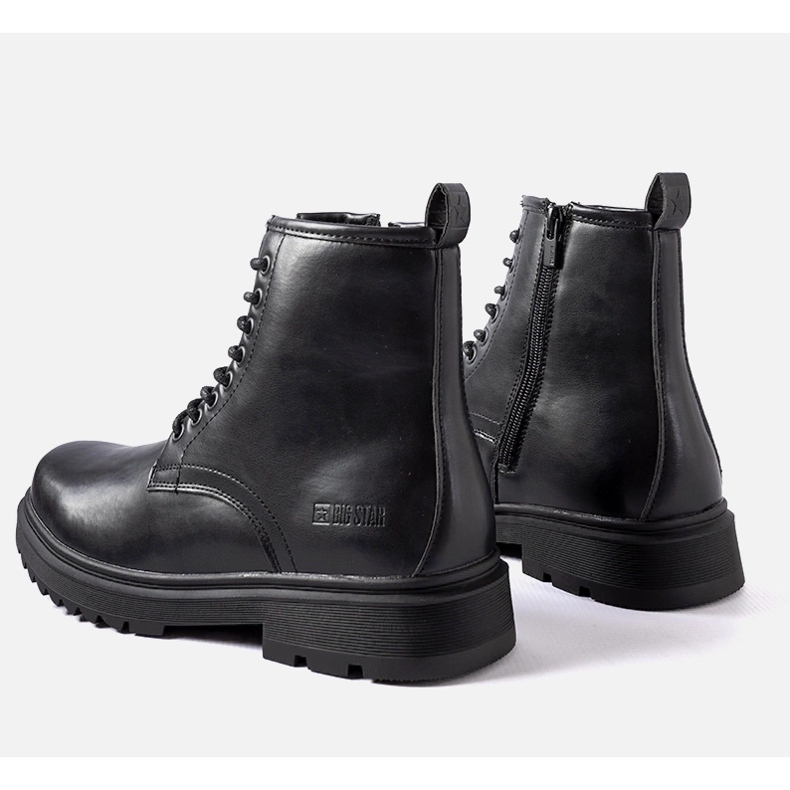 Czarne ocieplane trapery Big Star MM174080 1