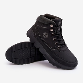 Męskie Buty Trekkingowe Czarne Big Star MM174016 3