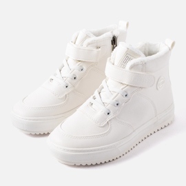 Białe ocieplane botki Big Star GG274041 1