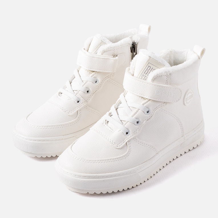 Białe ocieplane botki Big Star GG274041 1