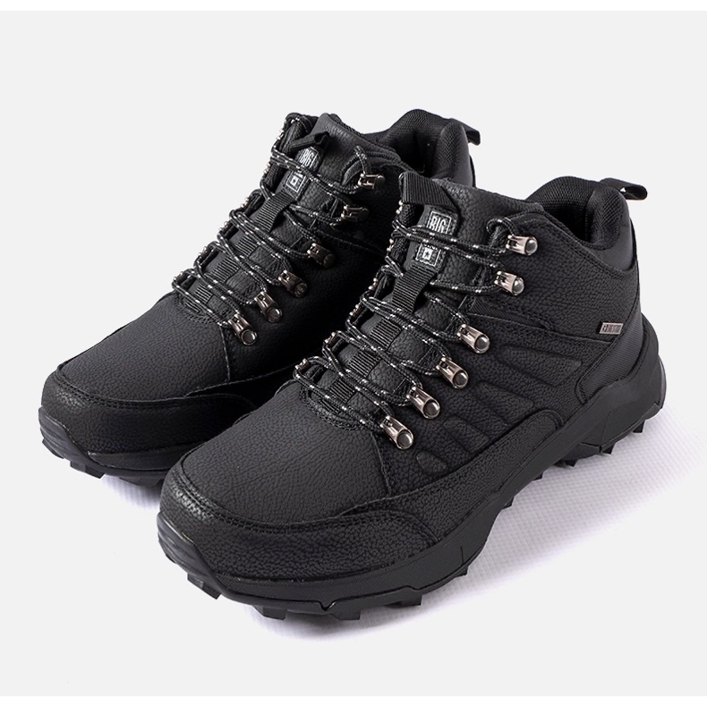 Czarne ocieplane trapery Big Star MM174156 906 1