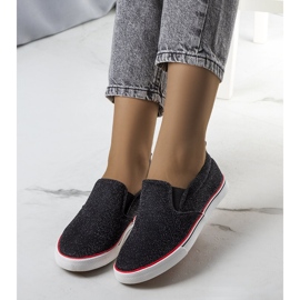 Czarne tenisówki damskie Ryza 2