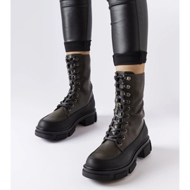 Zielone workery na grubszej podeszwie Lori 1