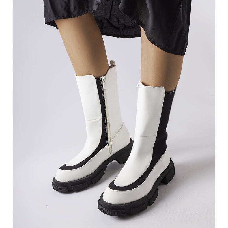 Białe botki Gontin 1