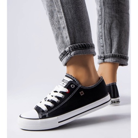 Czarne klasyczne trampki Big Star T274023906 1