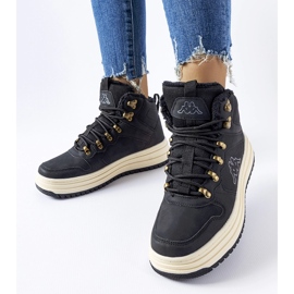 Czarne ocieplane buty Kappa 243364 Tobin 1