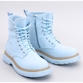 Botki sznurowane Peddy Blue niebieskie 1