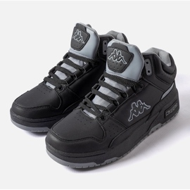 Czarno-szare buty unisex Kappa 243316 Jonscha czarne 1