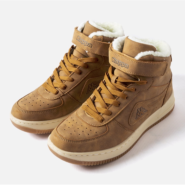 Brązowe ocieplane buty Kappa 242799 Bash 1