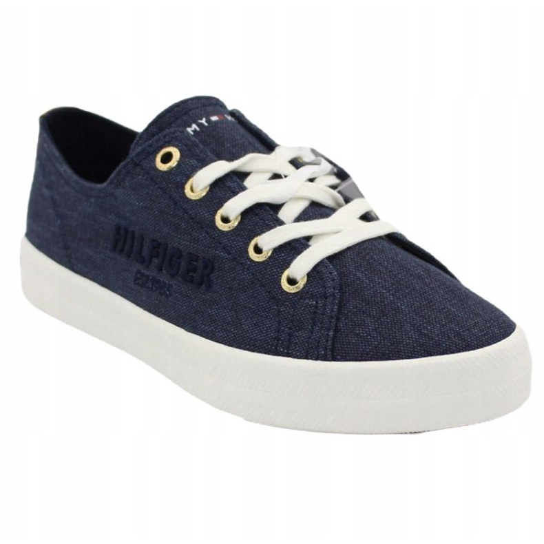 Trampki Tommy Hilfiger Basic Sneaker FW0FW05123 niebieskie 1